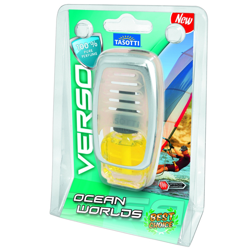 Ароматизатор для авто на обдув "Verso" Ocean (Океан) 8мл Tasotti