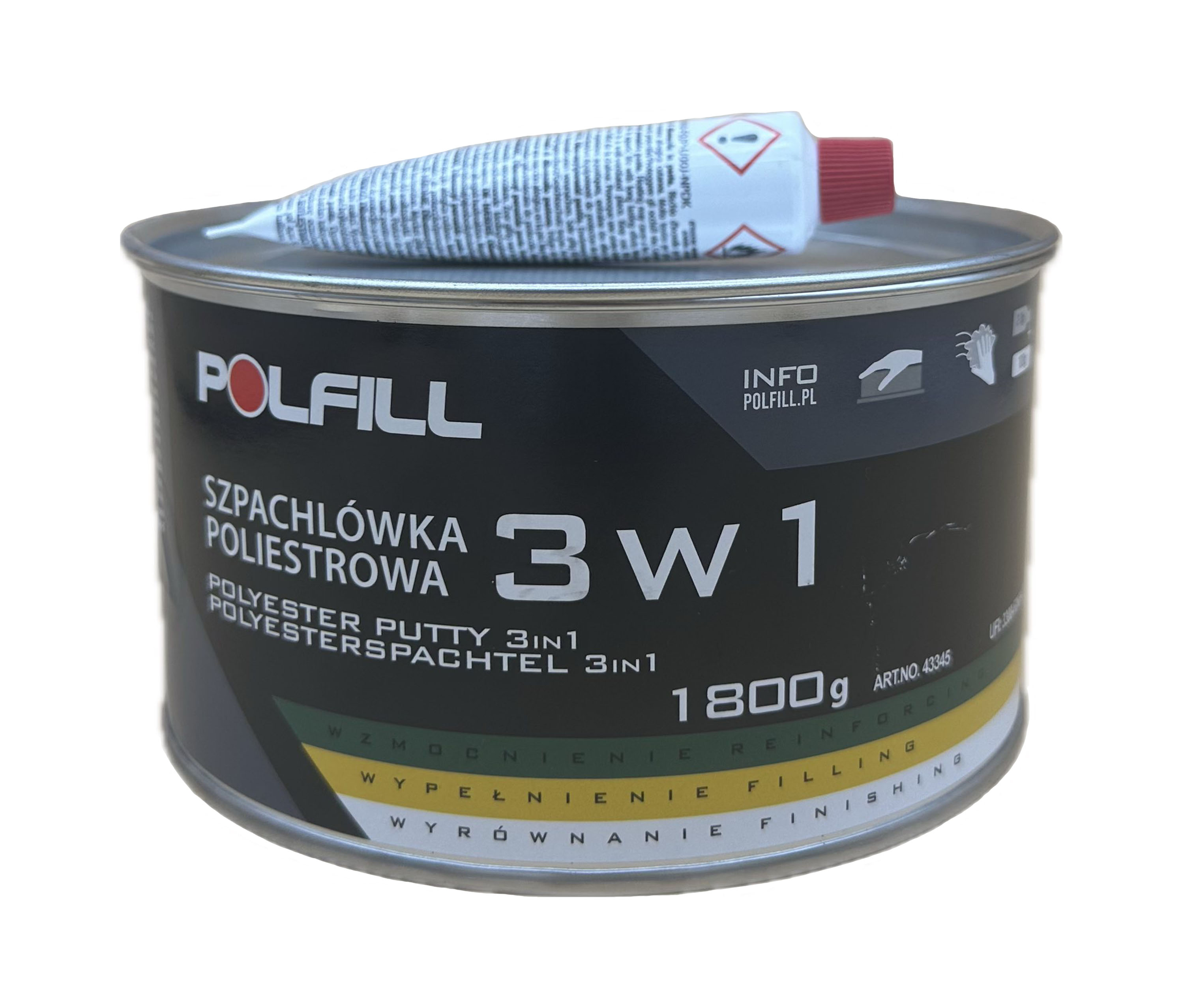 Polfill  Шпатлівка 3 в1 Polfill  з зат. 1,8 kg