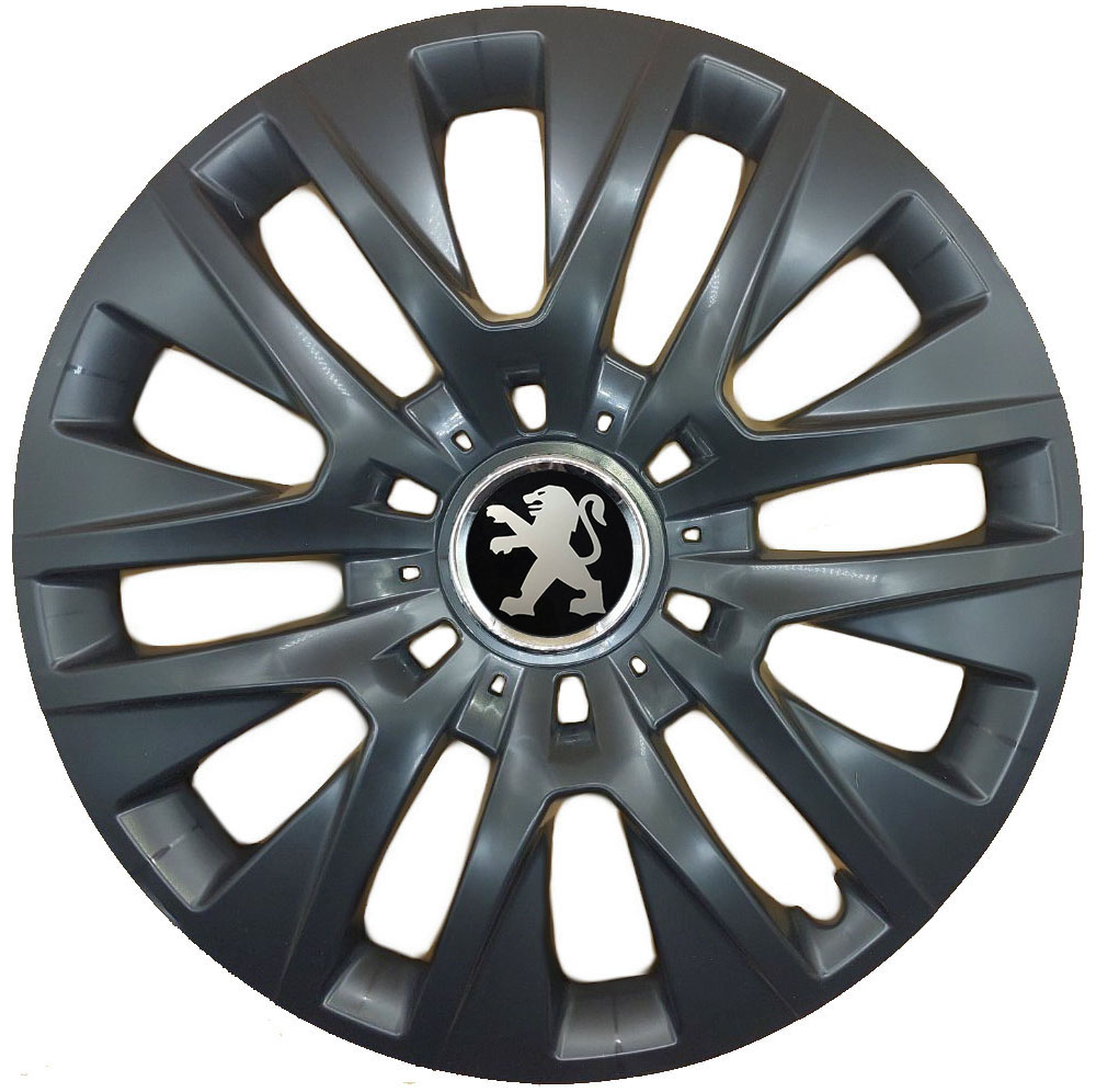 Ковпаки автомобільні R16 SJS 429 для Peugeot, 4 шт.