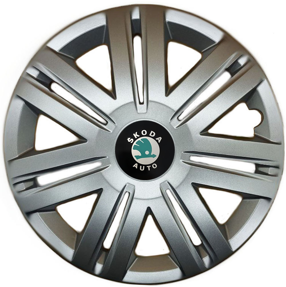 Ковпаки автомобільні R14 SJS 203 під болти для Skoda, 4 шт.
