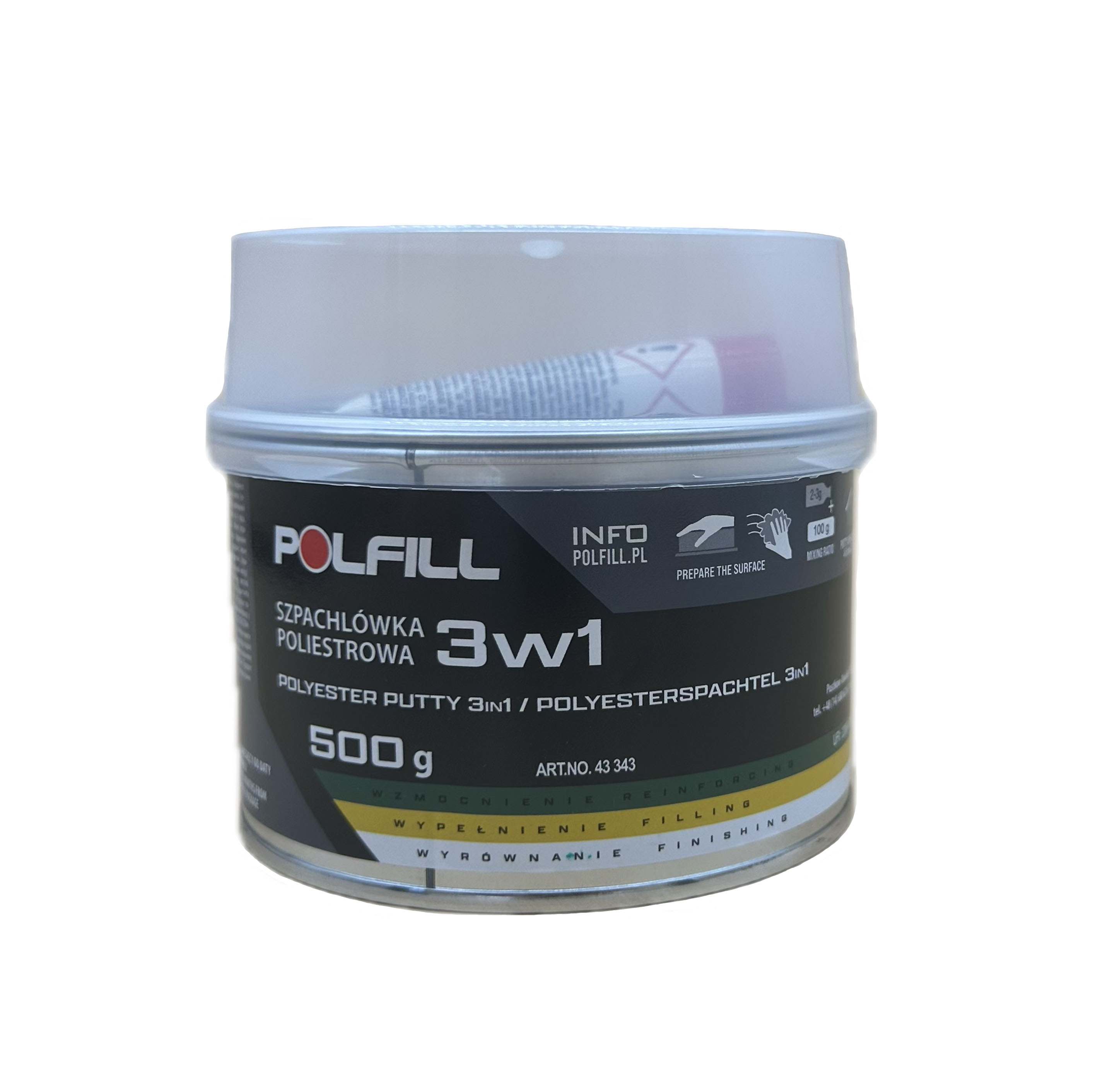Polfill  Шпатлівка 3 в1 Polfill  з зат. 0,5 kg