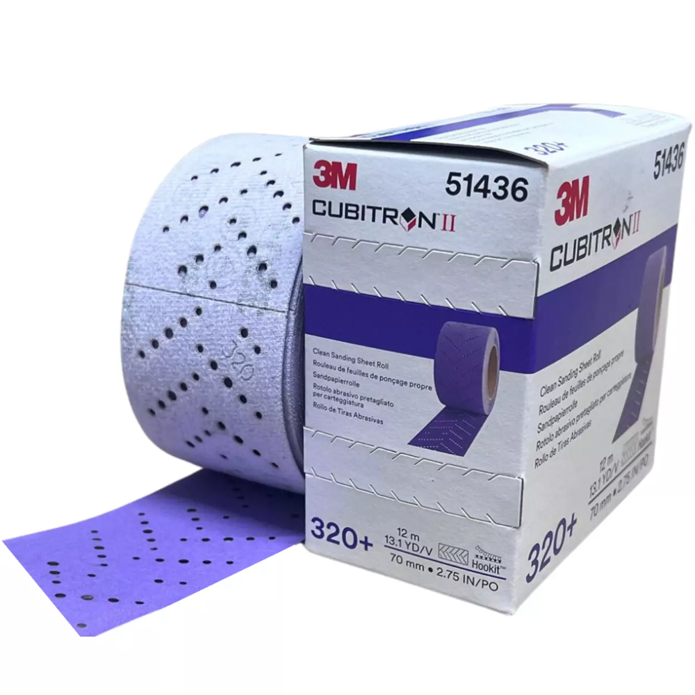 3M  Смужка абразивна 3M Cubitron 737U Clean Sanding P320 70mm*12m