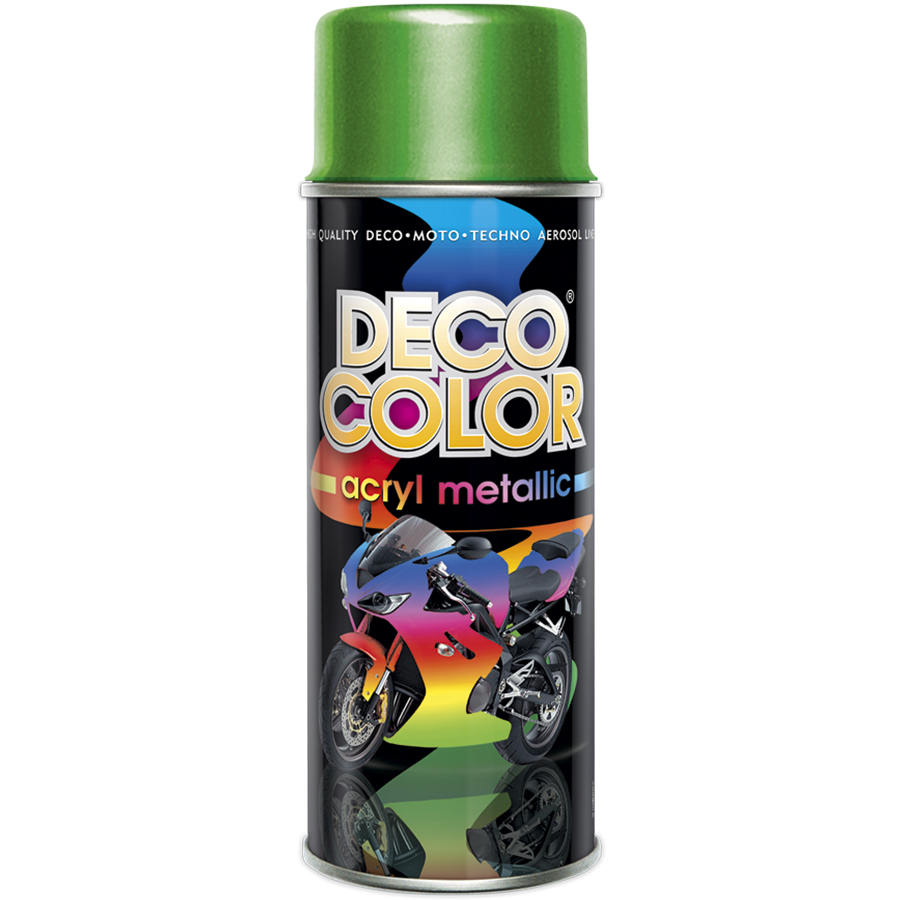 Deco Сolor  Фарба аерозольна Deco color Metallic зелений 400 мл