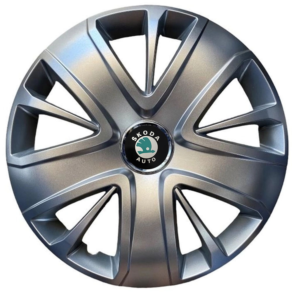 Ковпаки автомобільні R15 SJS 341 для Skoda, 4 шт.
