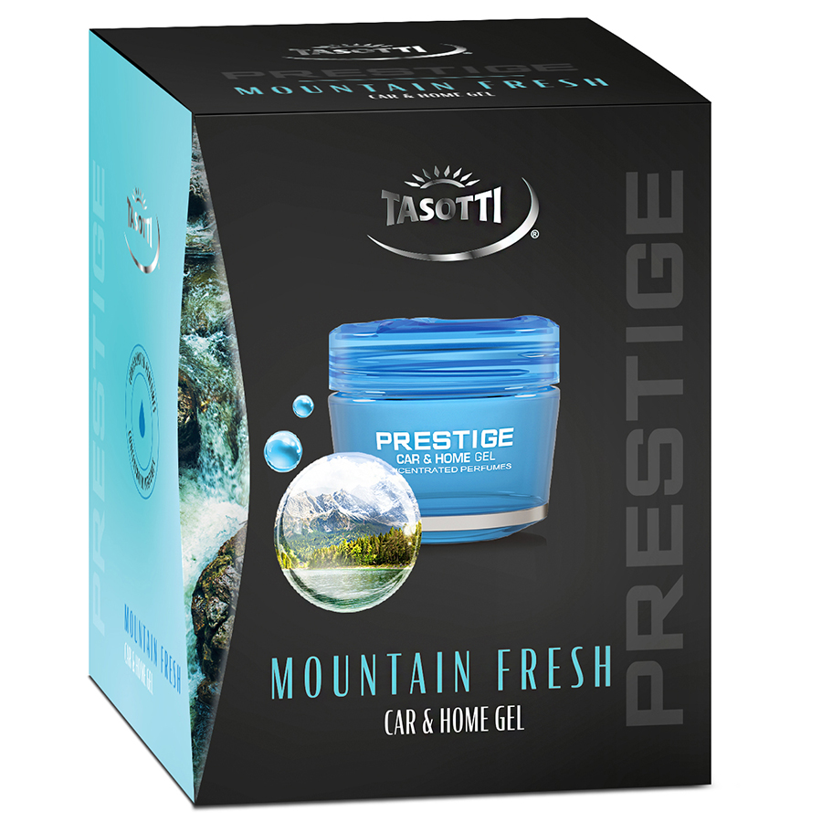 Ароматизатори гелеві - на панель Tasotti  Gel Prestige Mountain Fresh (уп.16шт/ящ.48шт) 50ml NEW