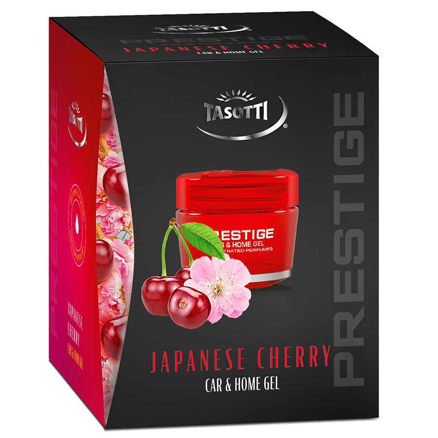 Ароматизатори гелеві - на панель Tasotti  Gel Prestige Japanese Cherry (уп.16шт/ящ.48шт) 50ml NEW
