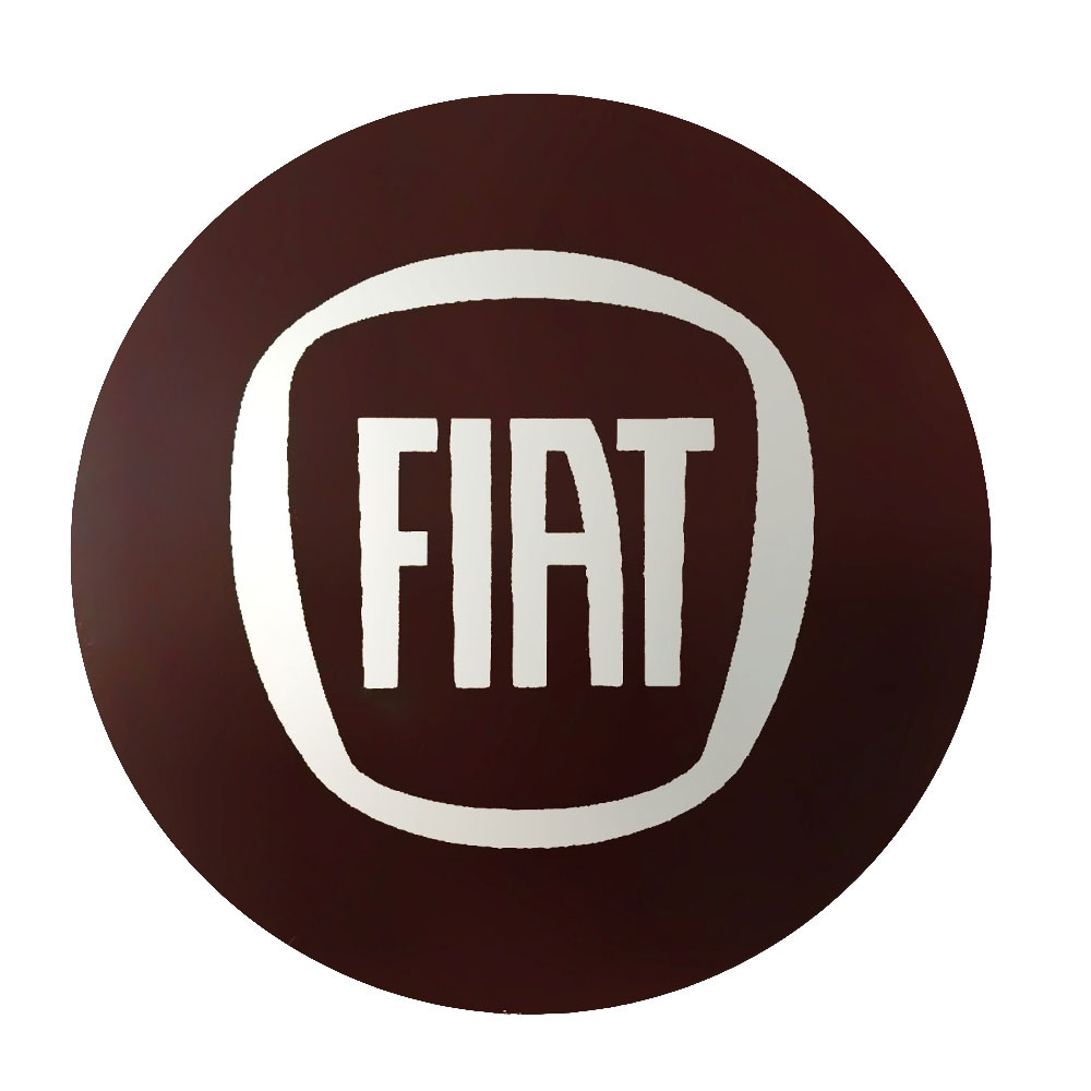 Ковпак колісний SJS / емблеми    FIAT пластик червоний