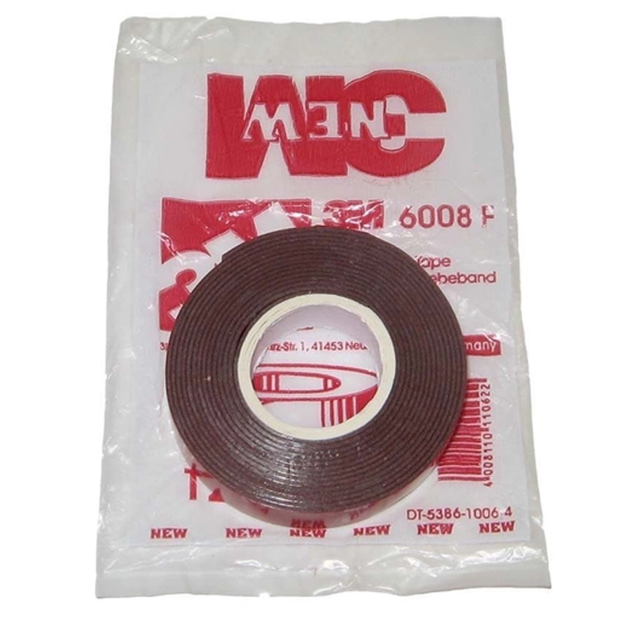 3M Скотчі та ізолента  скотчі двухсторонні ЗМ GT6008F 1м/15 mm, червоний
