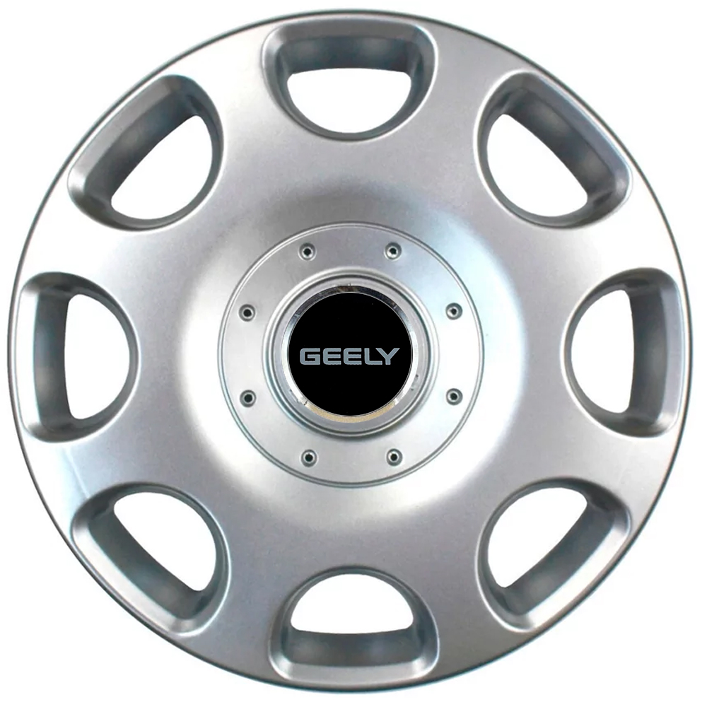 Ковпаки автомобільні R14 SJS 208 під болти для Geely, 4 шт.