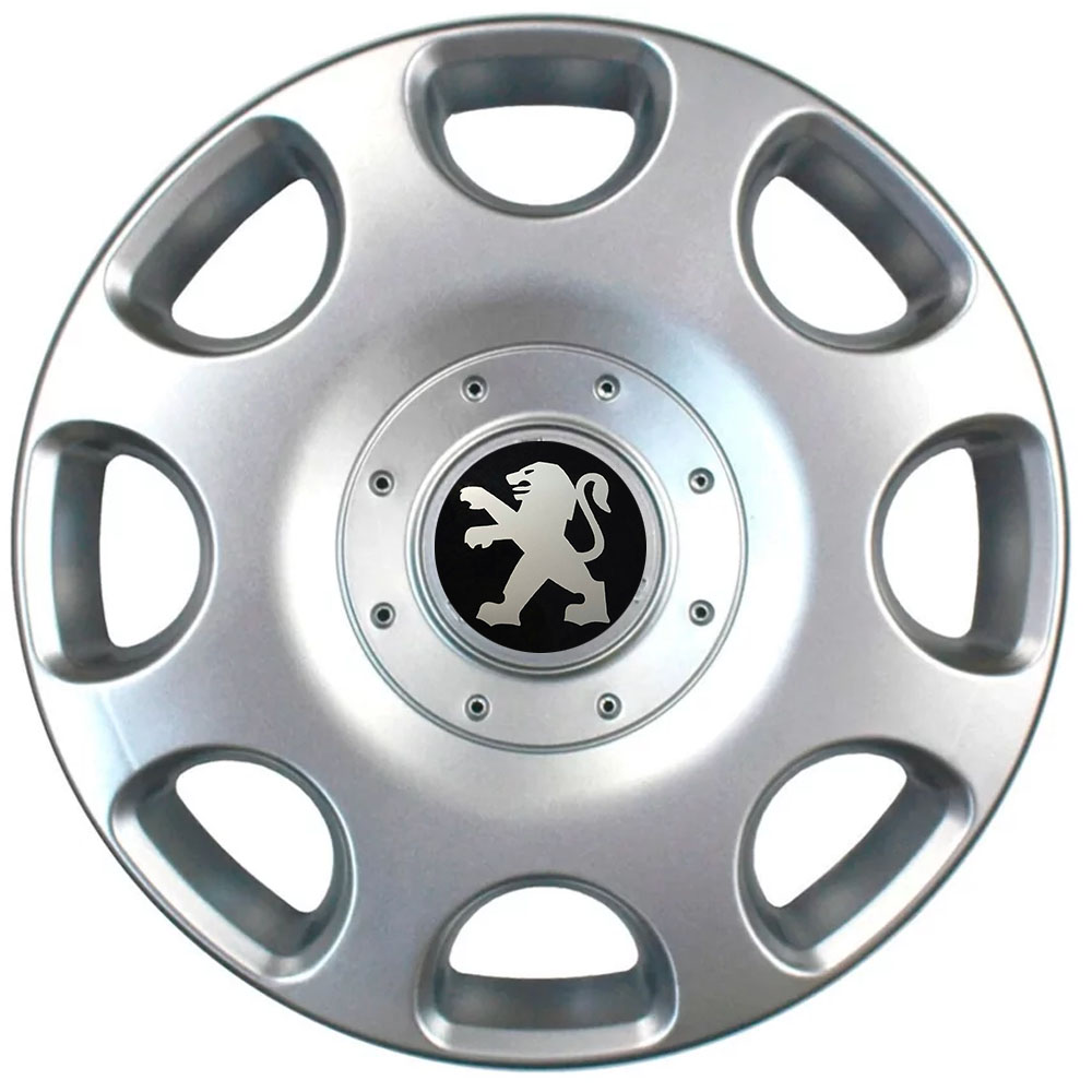 Ковпаки автомобільні R14 SJS 208 під болти для Peugeot, 4 шт.