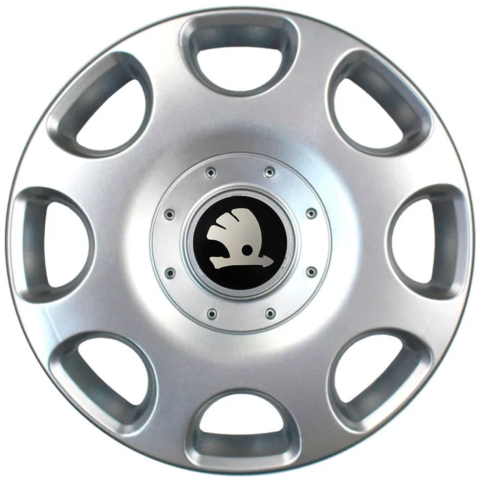 Ковпаки автомобільні R14 SJS 208 під болти для Skoda, 4 шт.