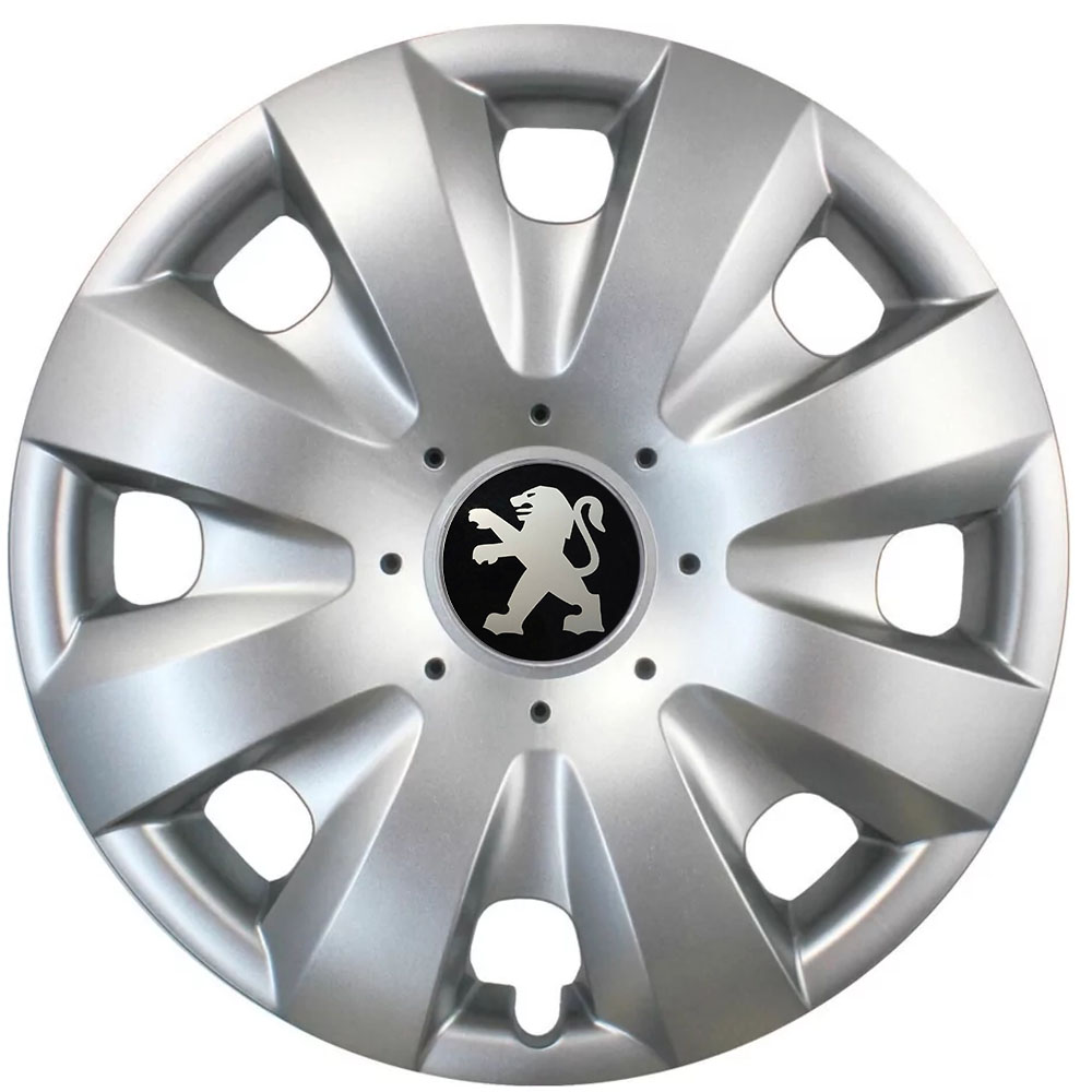 Ковпаки автомобільні R15 SJS 321 для Peugeot, 4 шт.