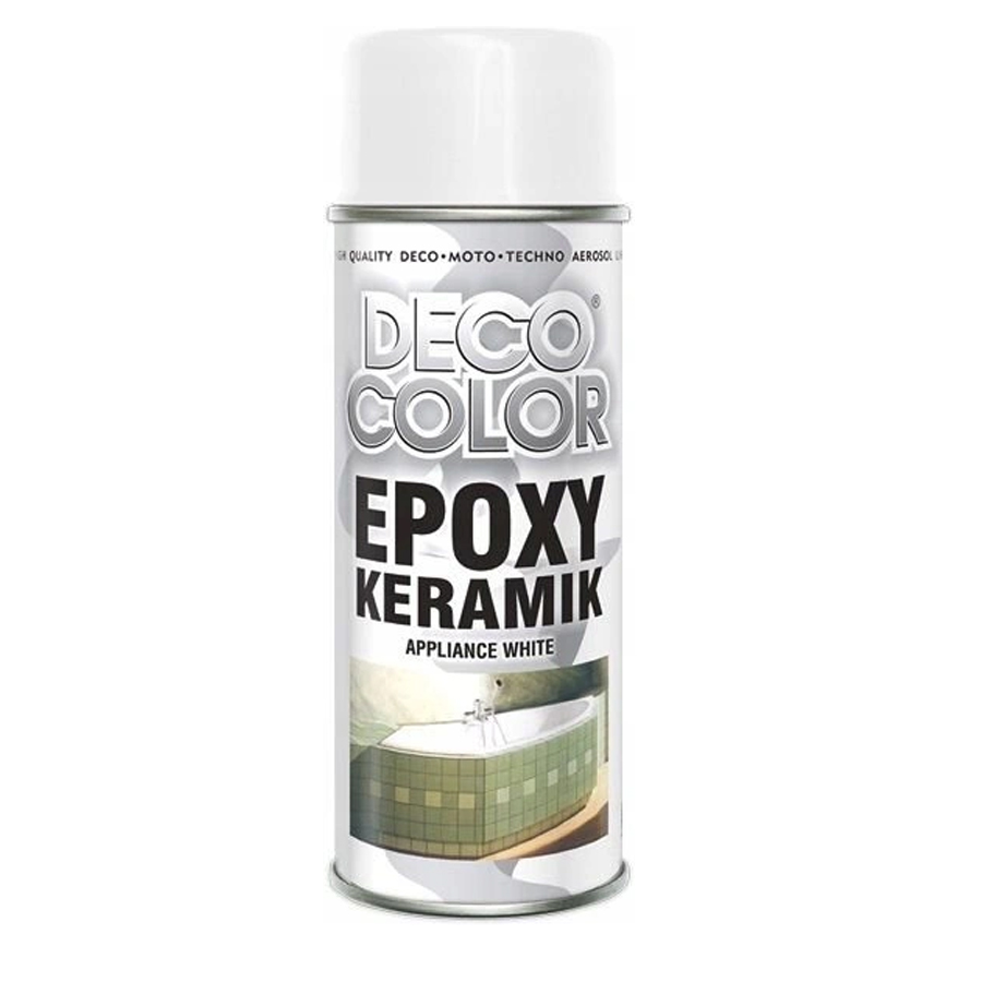Deco Сolor  Фарба аерозольна Deco color Epoxy для ванн та раковин 400 мл RAL9016