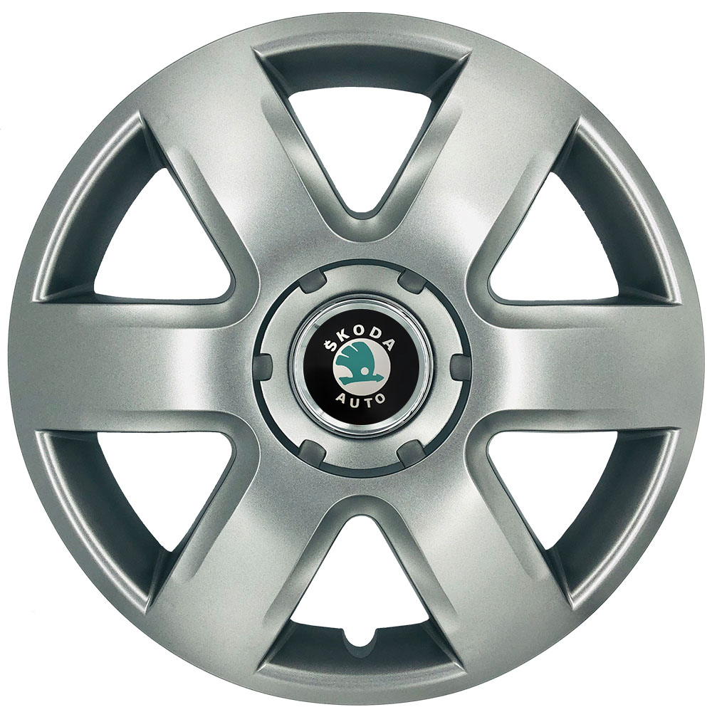 Ковпаки автомобільні R15 SJS 337 для Skoda, 4 шт.