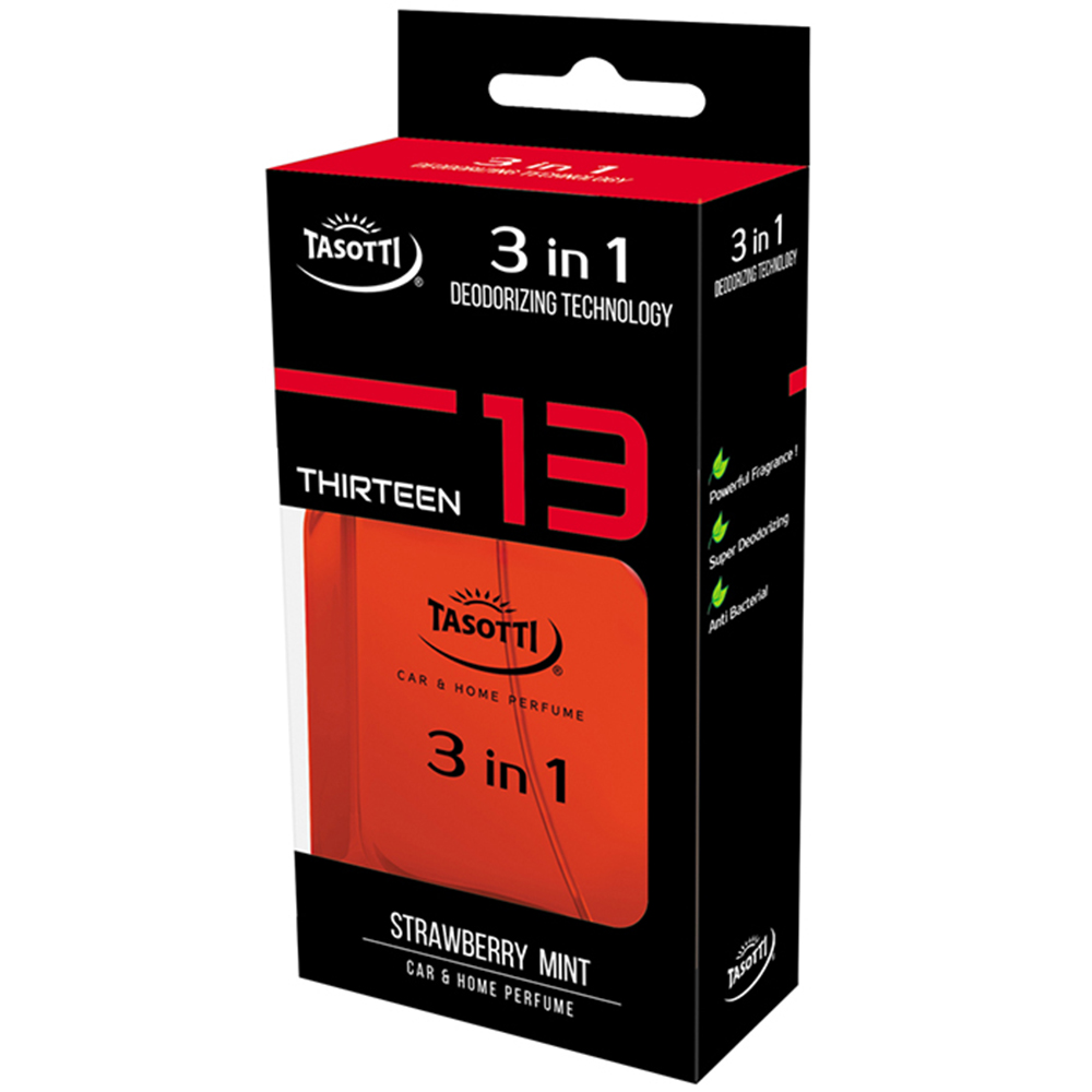 Ковпак на колеса сайт 15  Tasotti / антибактеріальна серія "спрей 3 in 1" -  50ml, запах Strawberry Mint (№13)
