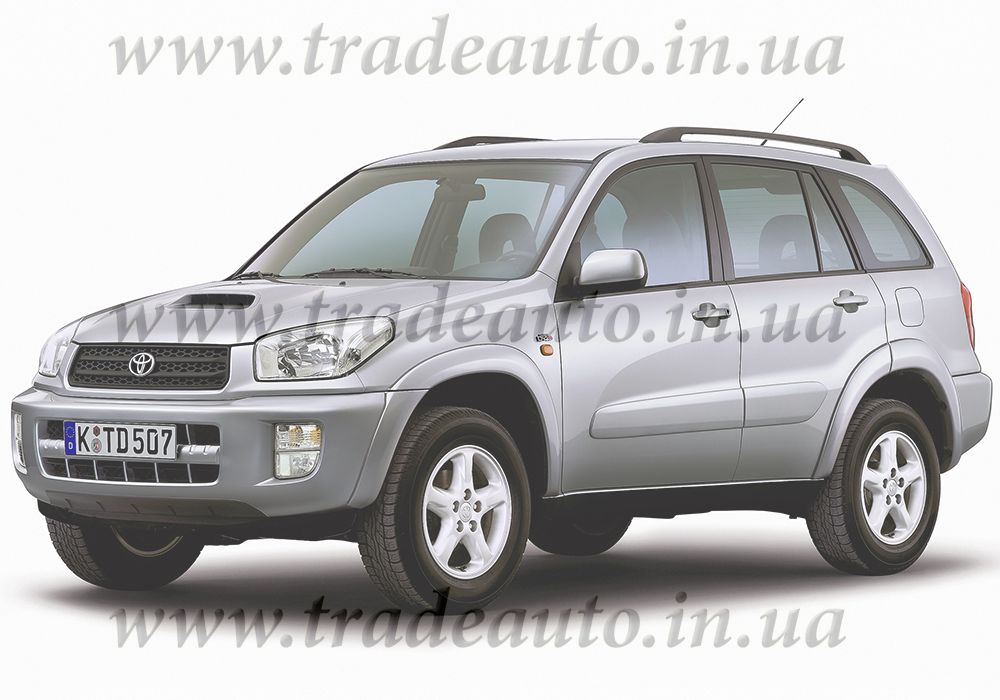 Дефлектори вікон (вітровики) для Toyota RAV4 II / XA20 (2000–2006), кросовер, вставні, 4шт., HEKO