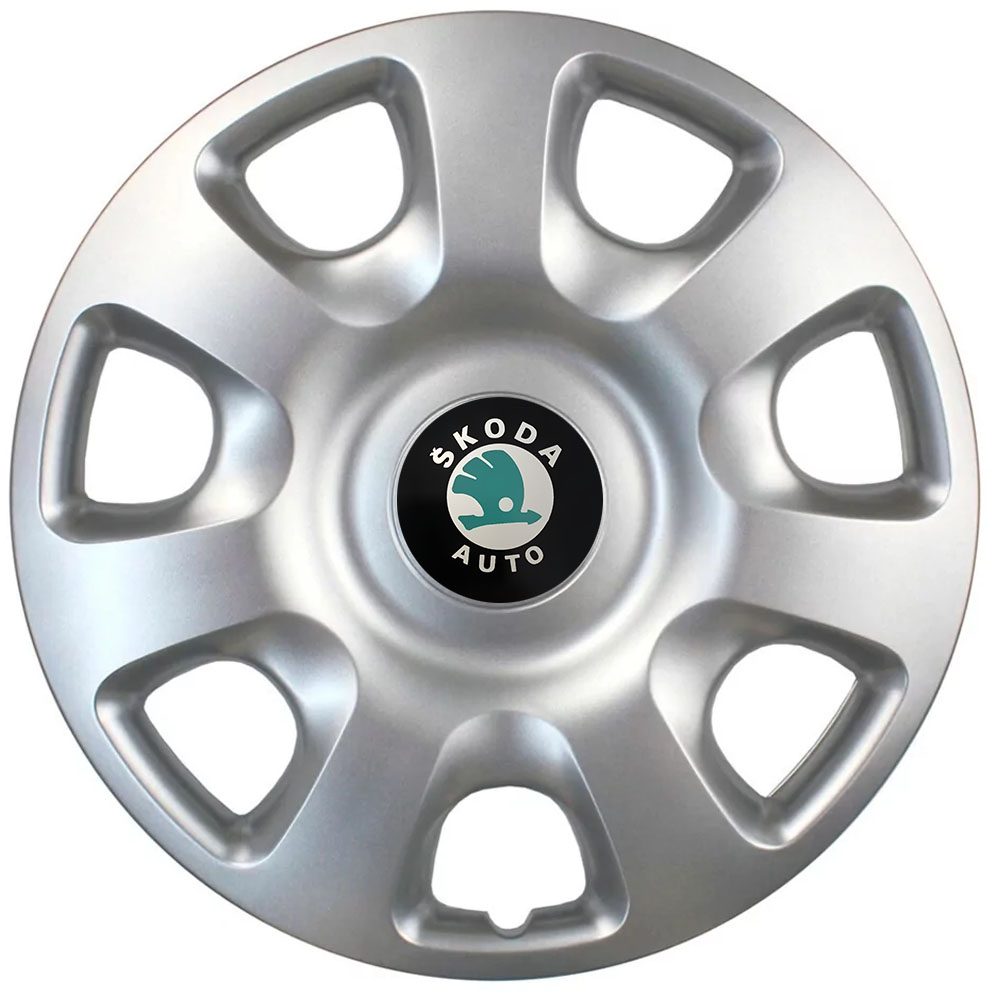 Ковпаки автомобільні R15 SJS 336 для Skoda, 4 шт.