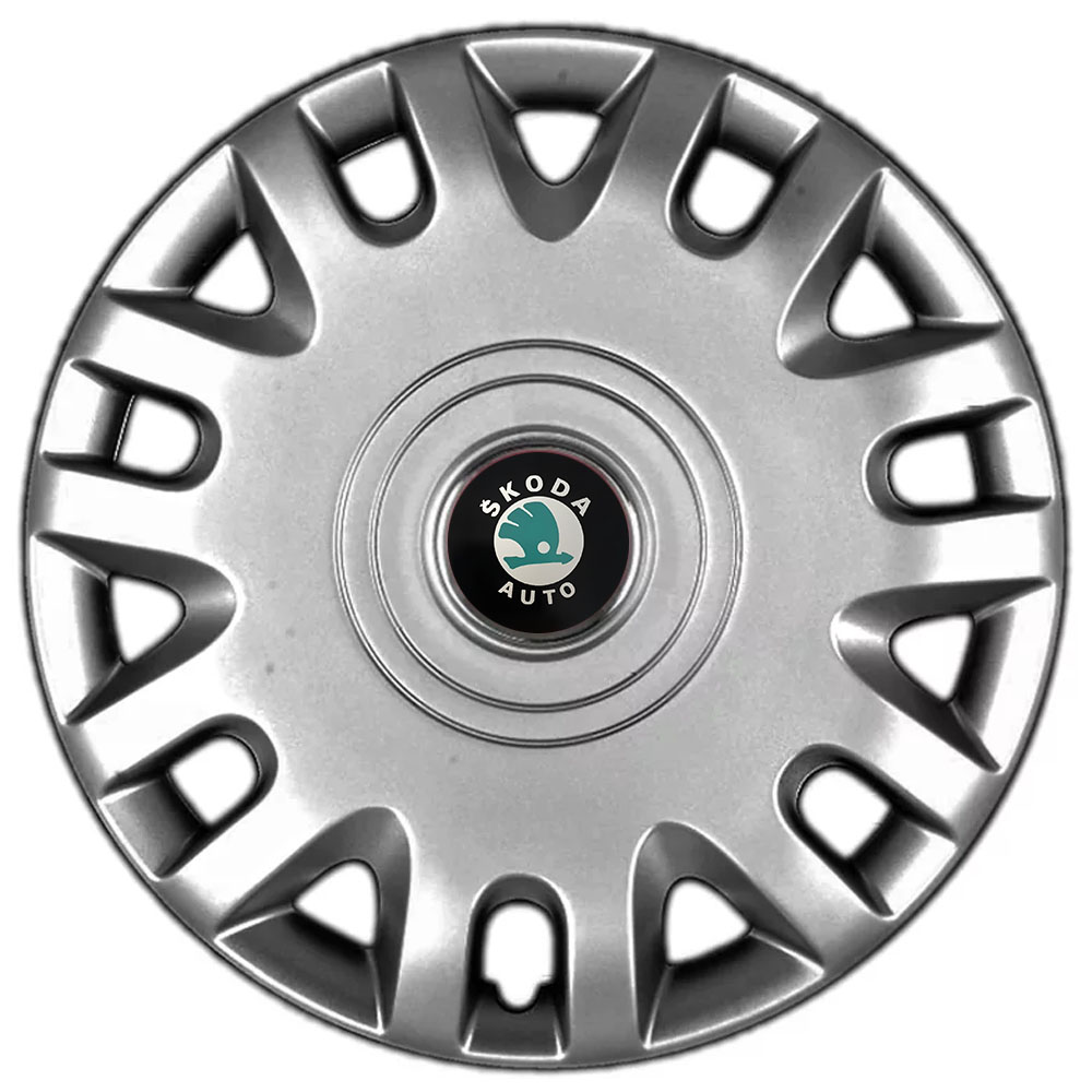 Ковпаки автомобільні R15 SJS 333 для Skoda, 4 шт.