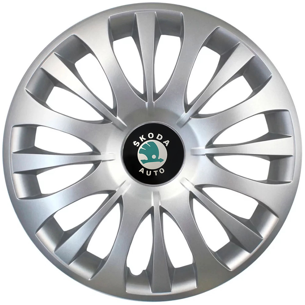 Ковпаки автомобільні R15 SJS 329 для Skoda, 4 шт.