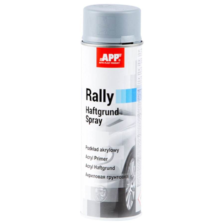 APP  Фарба аерозольна APP Rally Haligrund Spray, грунт сірий 600ml
