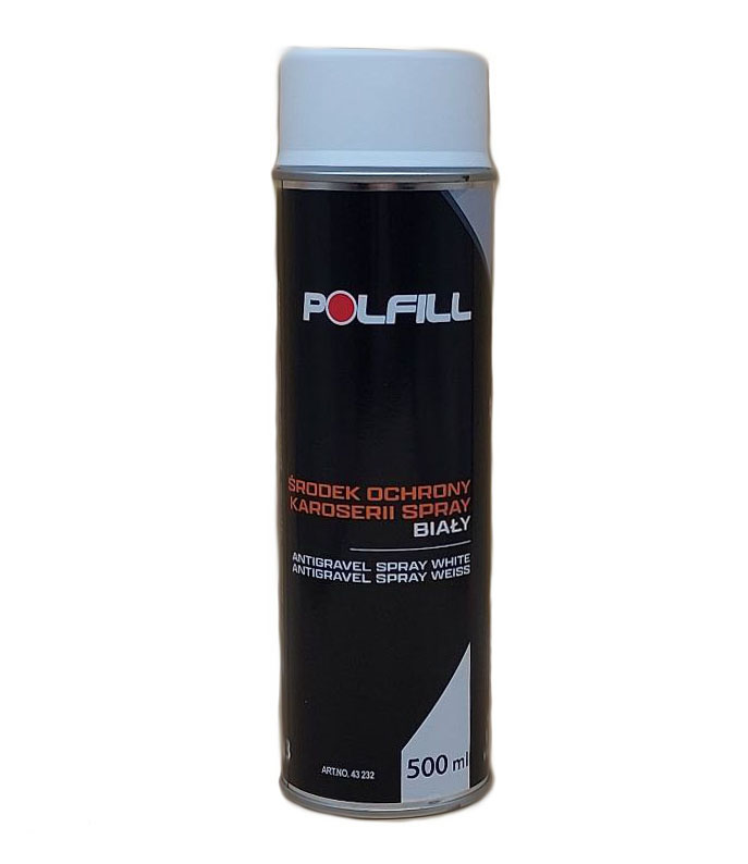 Polfill  Антигравій 500 мл білий спрей