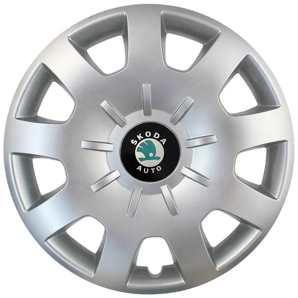 Ковпаки автомобільні R15 SJS 314 для Skoda, 4 шт.