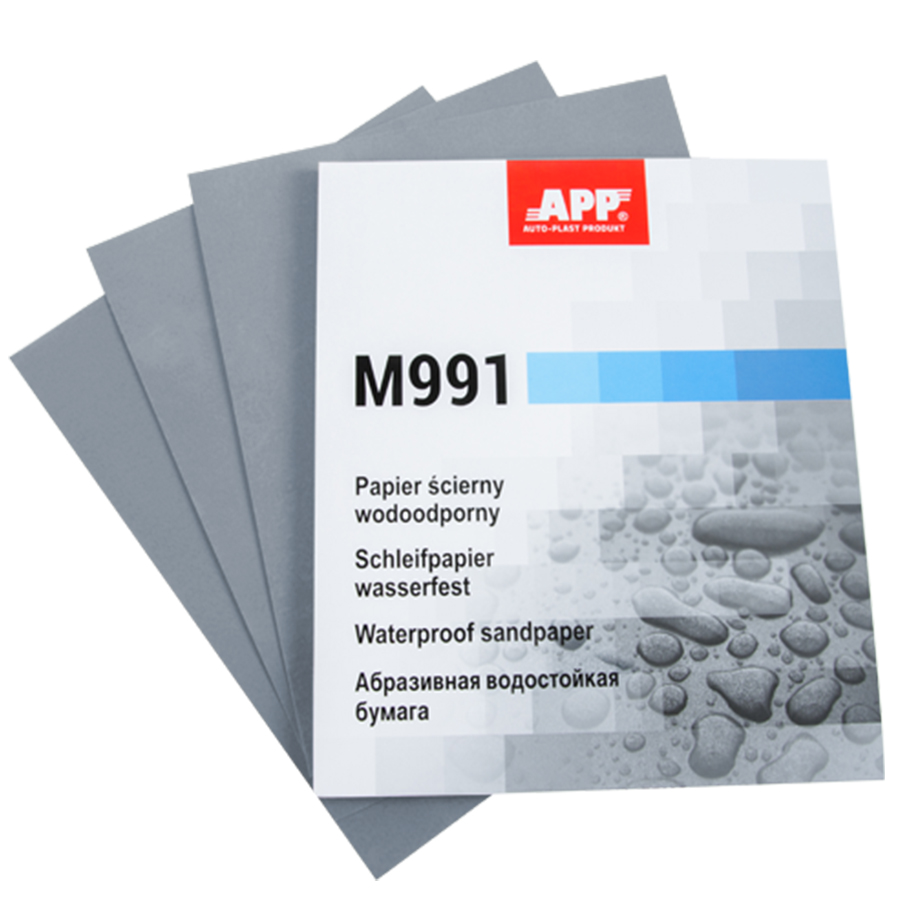 APP  Наждачний папір водостійкий 230mm x 280mm P1500 (50 шт) Matador