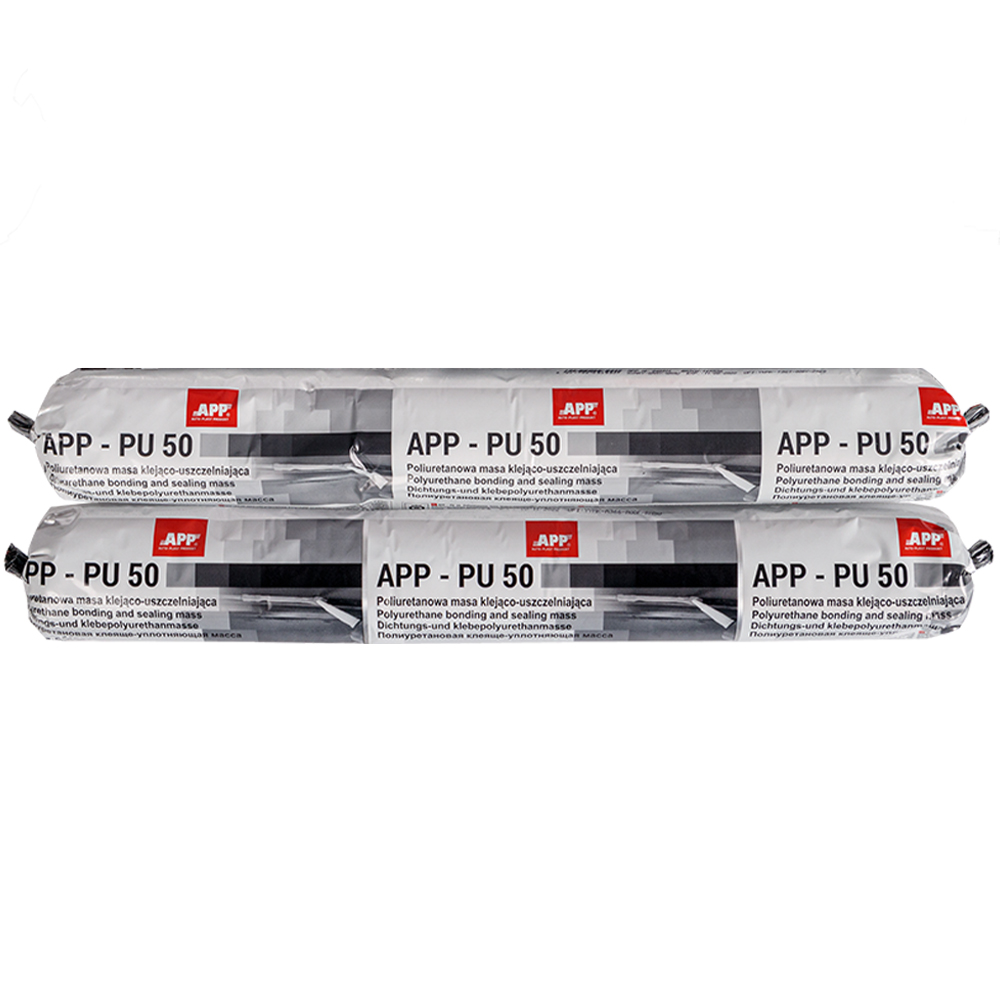 APP  Герметик APP PU 50 600ml, чорний, саше до 05.27