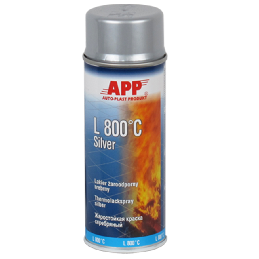 APP  Фарба аерозольна APP L800*C Silver Spray, срібло 400ml