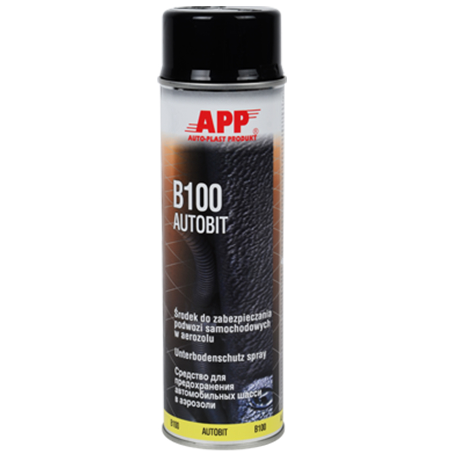 APP  Засіб для захисту шассі APP B100 Autobit 0.5l,чорний