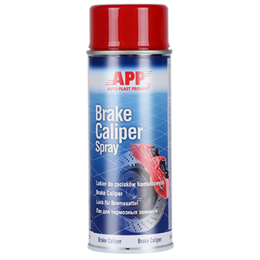 APP  Фарба для гальмівних супортів APP Brake Caliper Spray.400ml, червоний, аерозоль