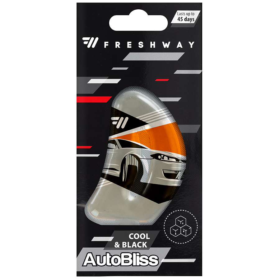 Ароматизатор рідкий Fresh Way  "AutoBliss" Cool and Black 8ml (24/384)