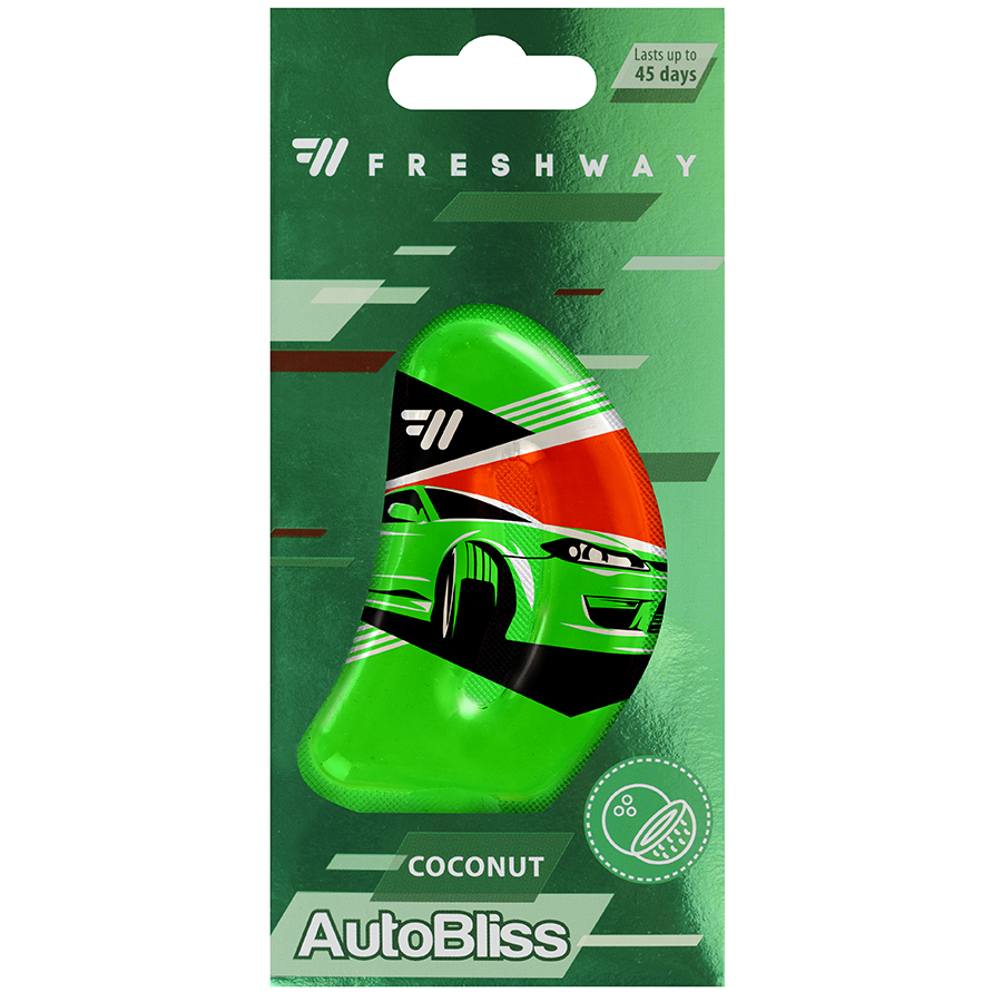 Ароматизатор рідкий Fresh Way  "AutoBliss" Coconut 8ml (24/384)