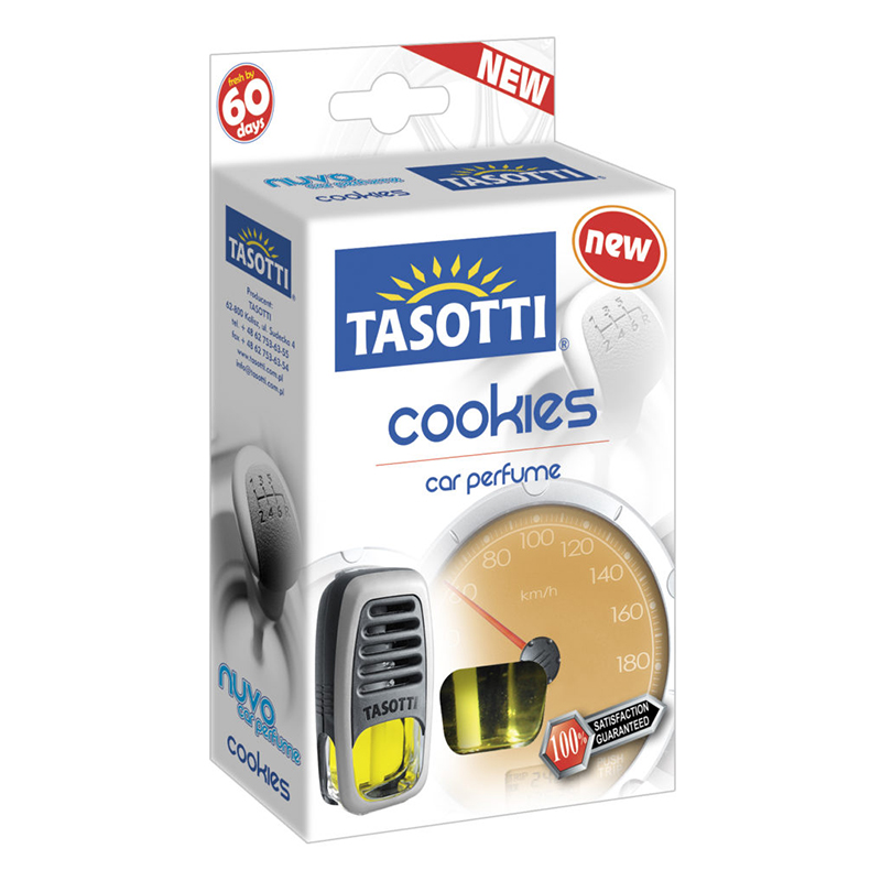 Ароматизатор для авто на обдув "Concept" Cookies (Печиво) 8мл Tasotti
