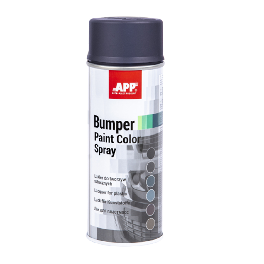 APP  Фарба бамперна APP Bumper Paint Color Spray, 400 мл, антрацит, аерозоль