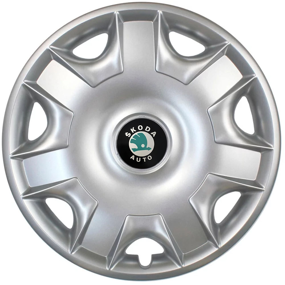 Ковпаки автомобільні R15 SJS 301 для Skoda, 4 шт.