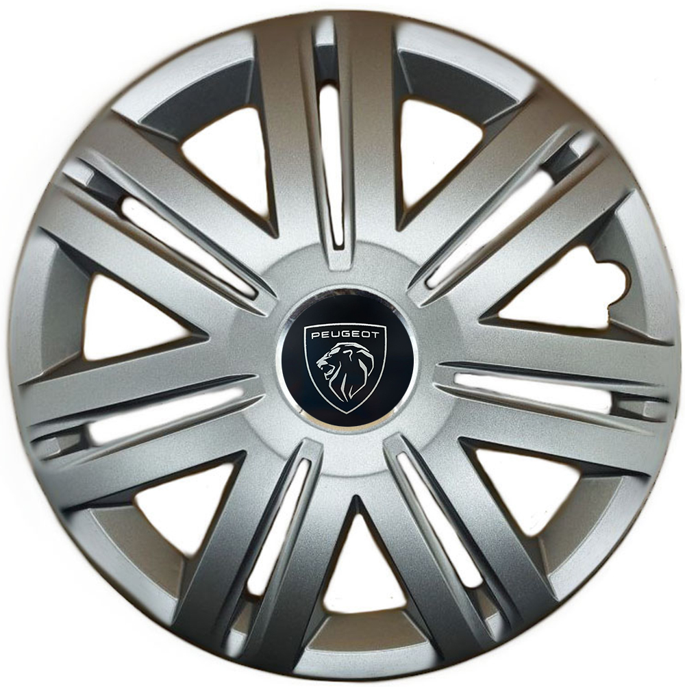Ковпаки автомобільні R14 SJS 203 під болти для Peugeot, 4 шт.