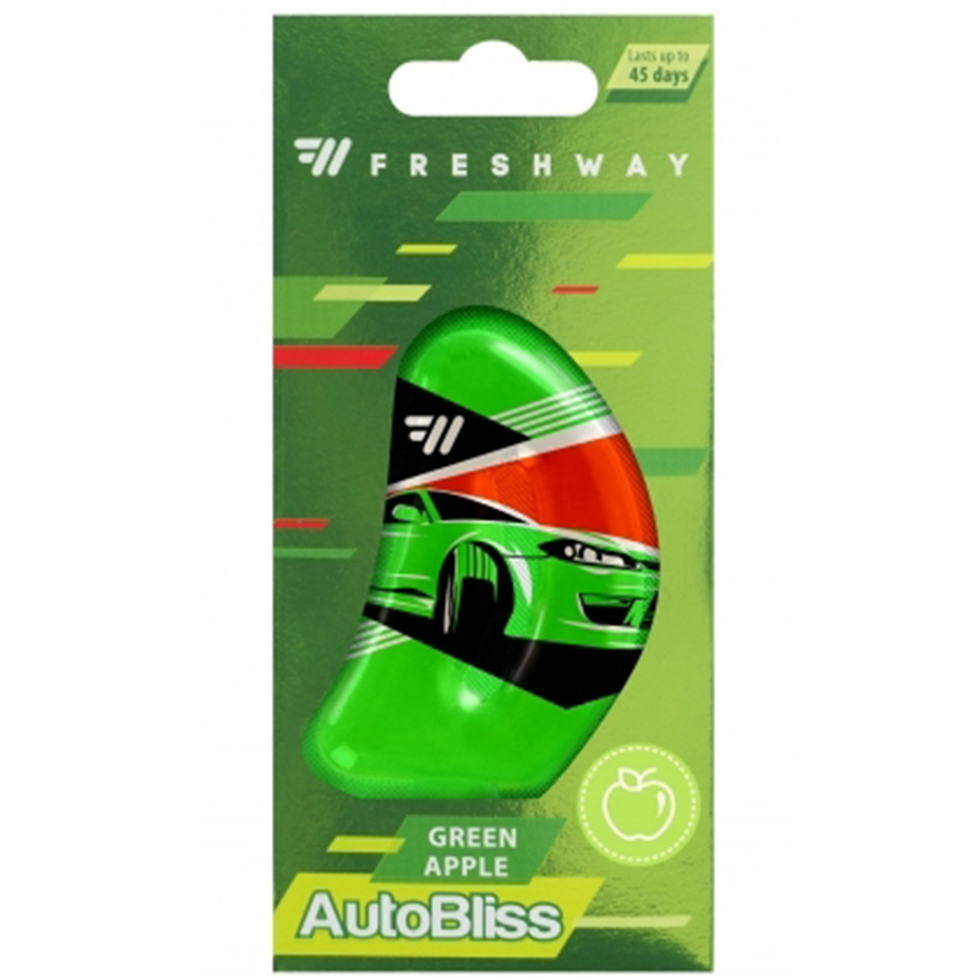 Ароматизатор рідкий Fresh Way  "AutoBliss" Green Apple 8ml (24/384)