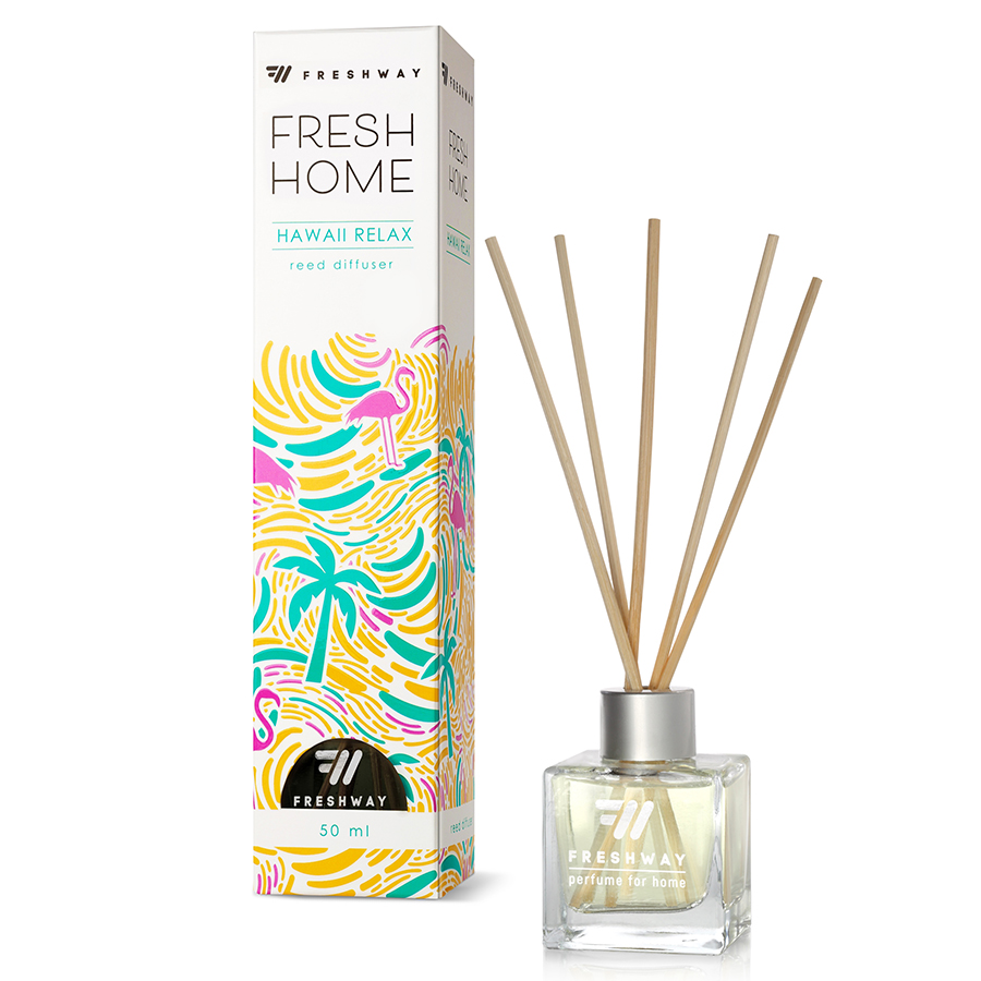 Ароматизатор рідкий для дому/офісу  Fresh Way "Fresh Home" 50ml / Hawaii Relax