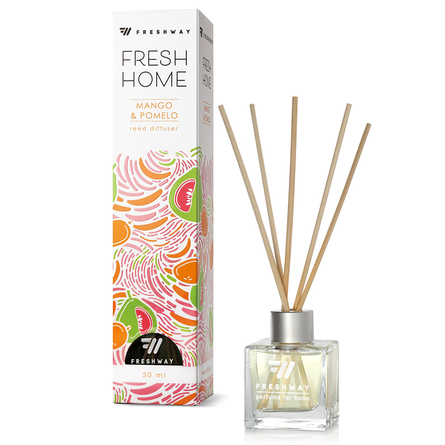 Ароматизатор рідкий для дому/офісу  Fresh Way "Fresh Home" 50ml / Mango&Pomelo