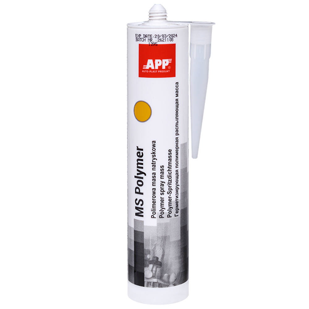 APP  Герметик полімерний APP MS Polymer, катрідж, жовтий 290 ml, до 02.2027