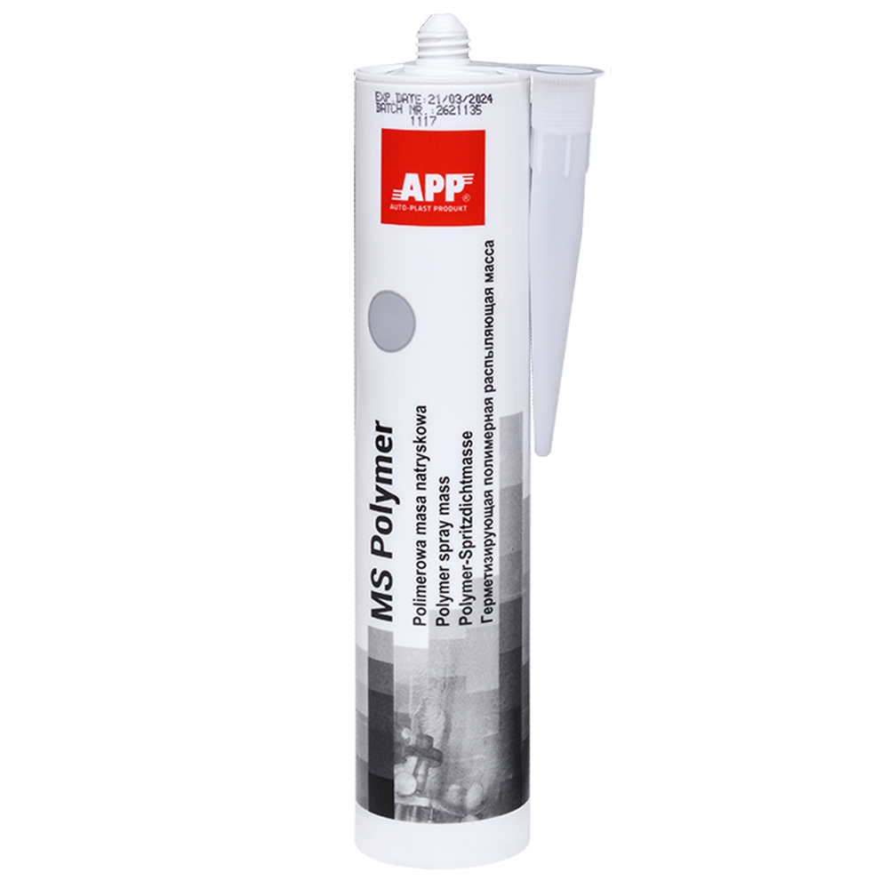 APP  Герметик полімерний APP MS Polymer, катрідж, сірий 290 ml до11.26 (618 t 02.27)
