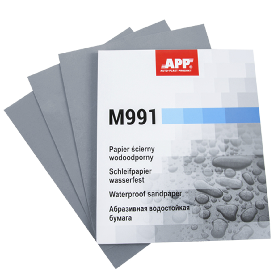 APP  Наждачний папір водостійкий 230mm x 280mm P_120 (50 шт) Matador