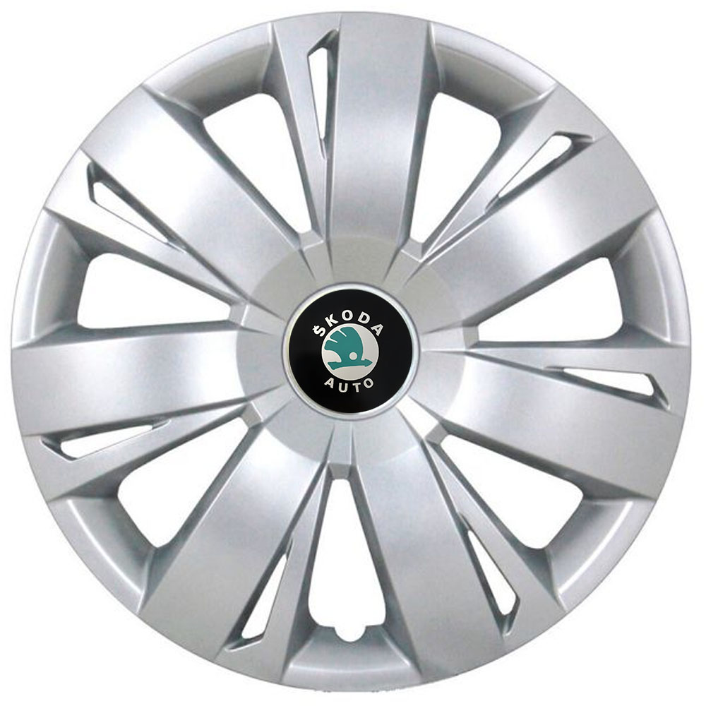 Ковпаки автомобільні R16 SJS 411 для Skoda, 4 шт.