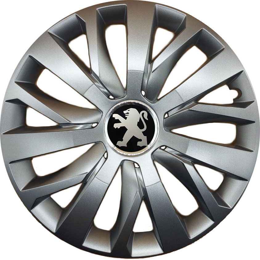Ковпаки автомобільні R15 SJS 345 для Peugeot, 4 шт.