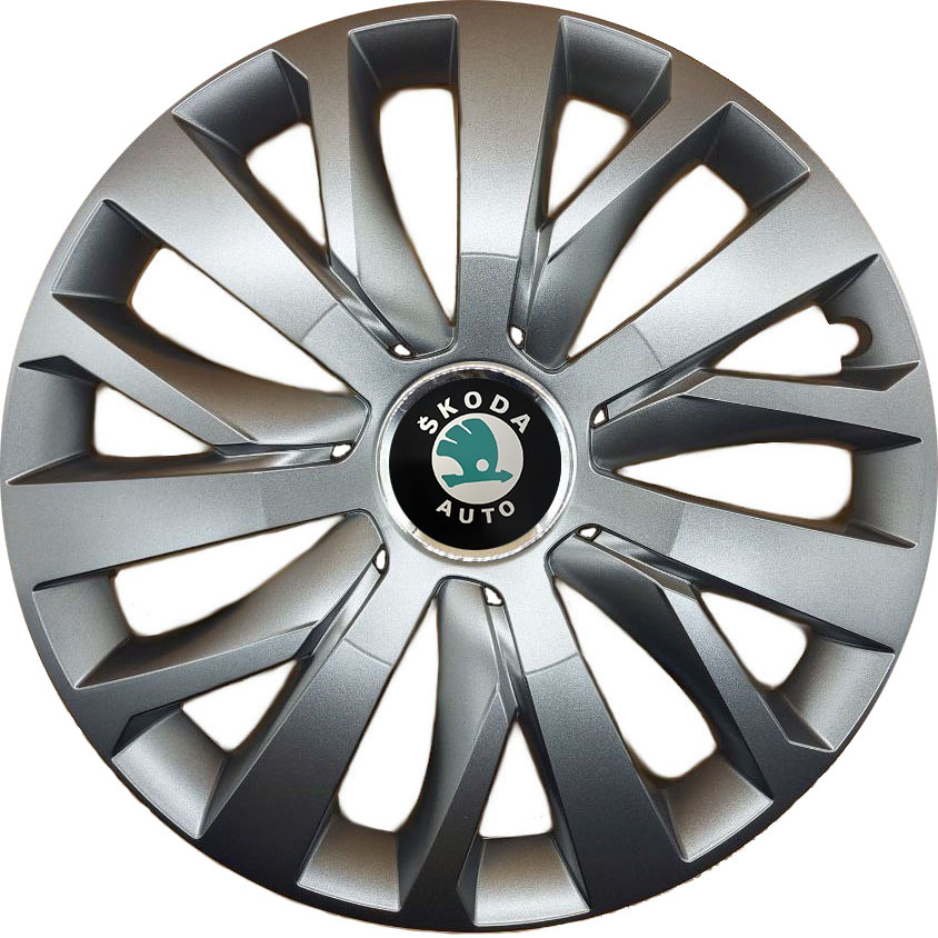 Ковпаки автомобільні R15 SJS 345 для Skoda, 4 шт.