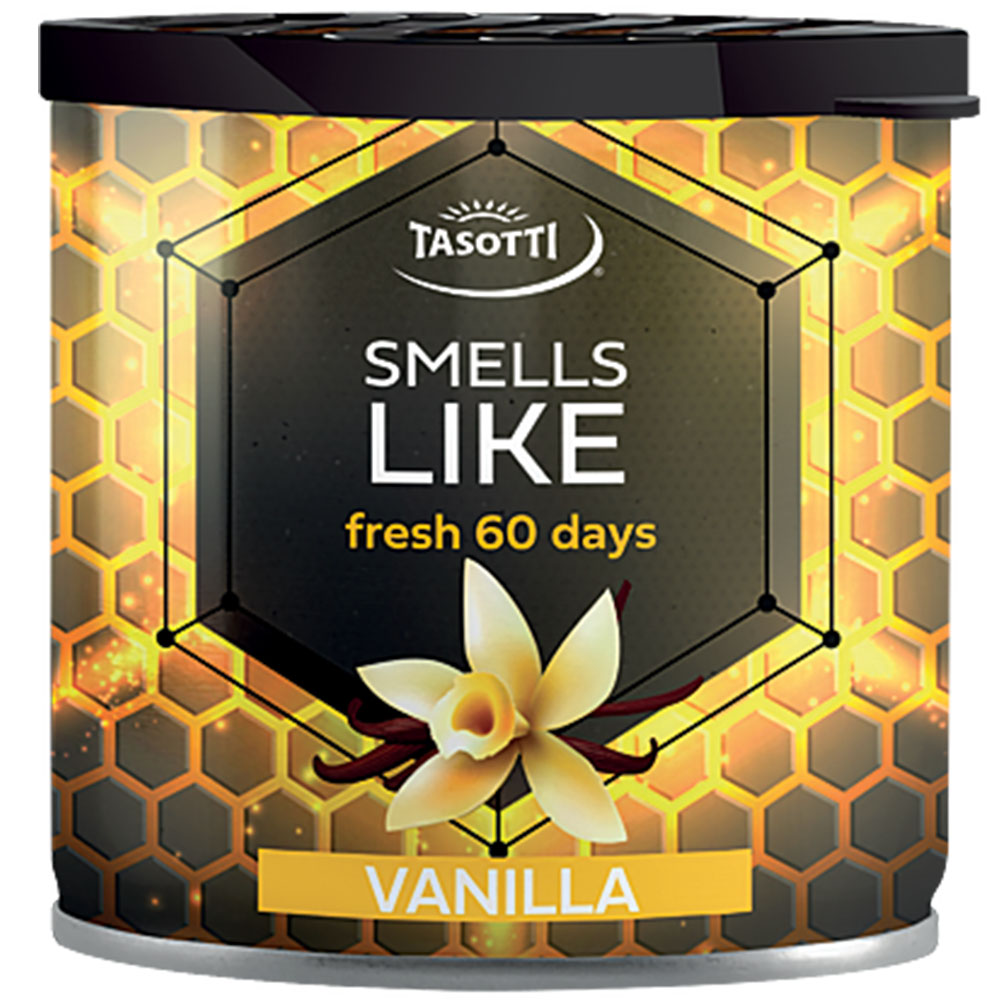 Ароматизатори гелеві - на панель Tasotti  Tasotti / "Smells like" Vanilla (уп. 20 шт) 80g