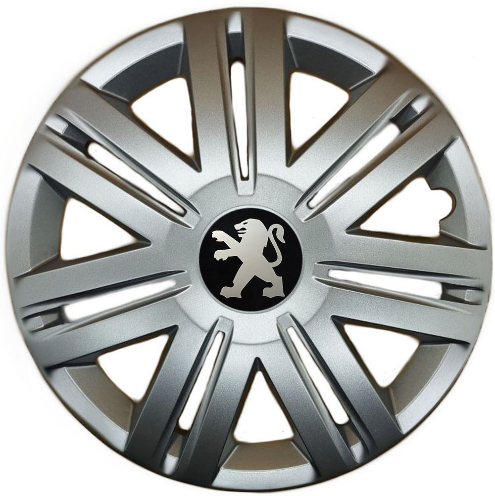Ковпаки автомобільні R14 SJS 203 під болти для Peugeot, 4 шт.