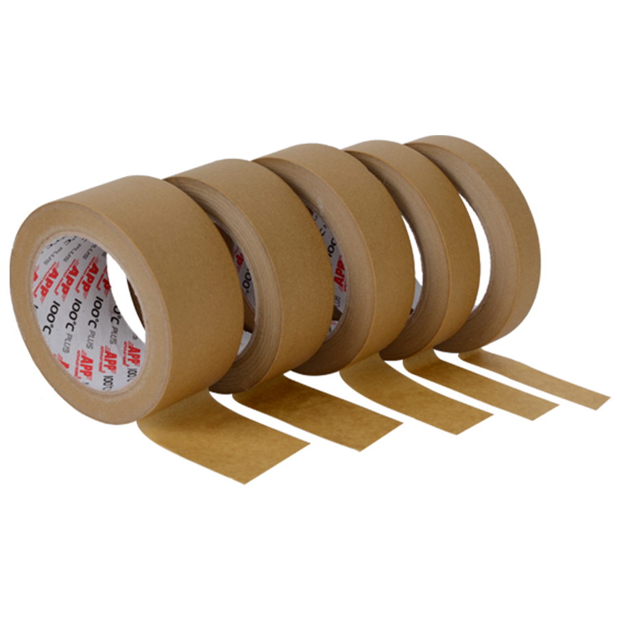APP  Скотч малярний APP Plus 100 48mm*45м 100°C, коричневий (3 шт)