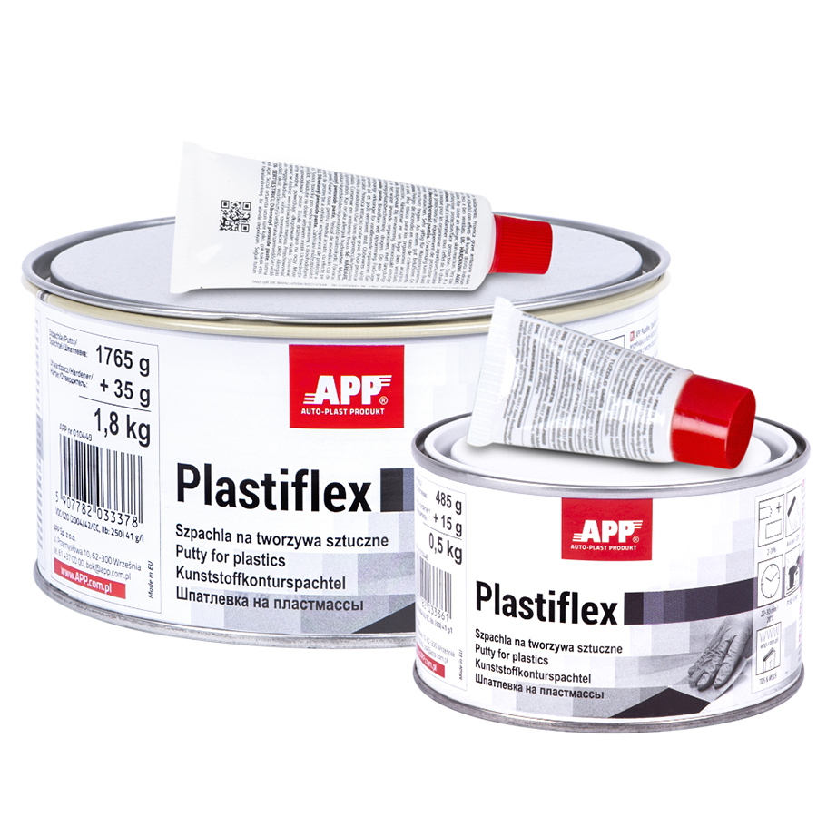 APP  Шпаклівка для пластмаси APP Plastiflex  з зат. 1,8 кг до 10,2027